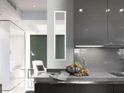 Vente-unique Verrière<Verrière atelier en aluminium thermolaqué - 30x130 cm - Blanc - BAYVIEW