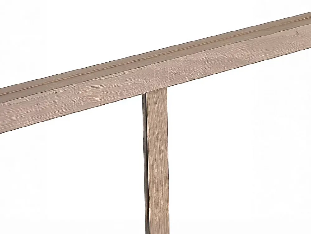 Vente-unique Verrière<Verrière atelier en aluminium thermolaqué - 60x130 cm - Naturel clair - BAYVIEW
