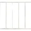 Vente-unique Verrière<Verrière atelier en aluminium thermolaqué - 150x105 cm - Blanc - BAYVIEW