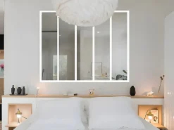 Vente-unique Verrière<Verrière atelier en aluminium thermolaqué - 150x105 cm - Blanc - BAYVIEW