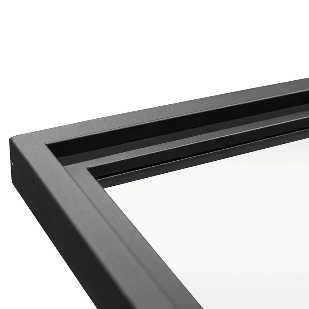 Schulte Verrière atelier - H.108xl.153- 5 vitrages -transparent -cadre et profilés noir mat- Verrière