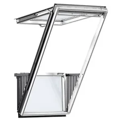 Velux Velux Et Fenêtre De Toit<Verrière balcon GDL Triple vitrage blanc SK19 114 x h.92 cm