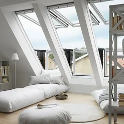 Velux Velux Et Fenêtre De Toit<Verrière balcon GDL Triple vitrage blanc SK19 114 x h.92 cm