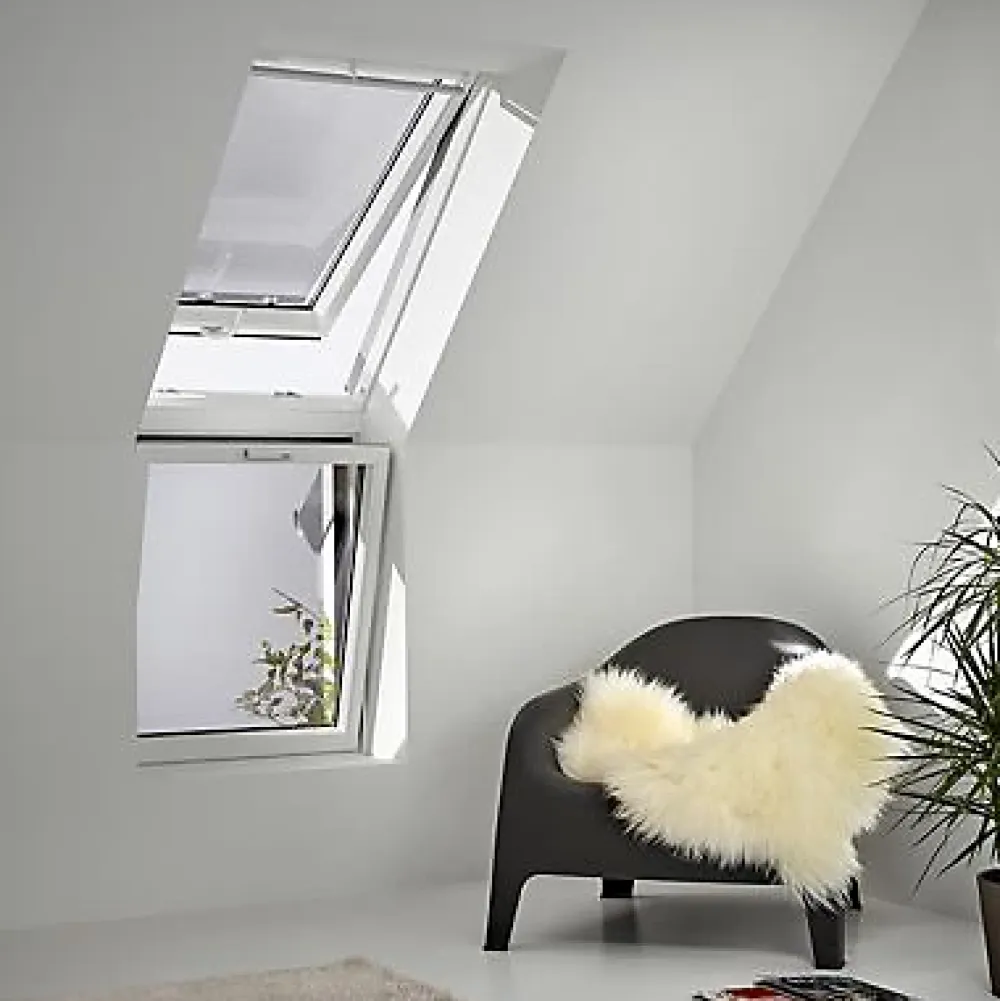 Velux Verrière d'angle à souflet VFE Tout confort bois SK31 2057 60 x h.114 cm- Velux Et Fenêtre De Toit