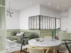 Vente-unique Verrière d'angle d'atelier en aluminium thermolaqué - L210 x L120 x H105 - Noir - BAYVIEW- Verrière