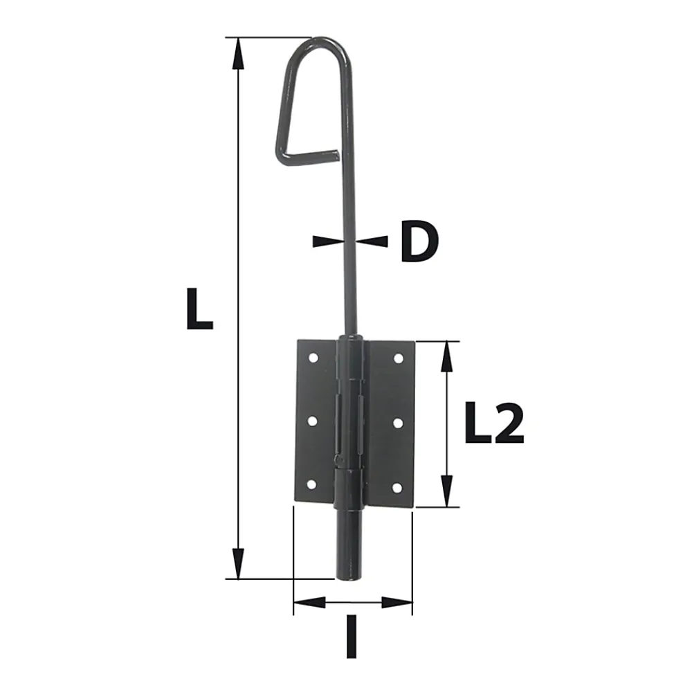 Afbat - Tb Industrie Sas Accesoire Pour Volet<Verrou baïonnette ø16 mm L. 500 mm acier noir Afbat