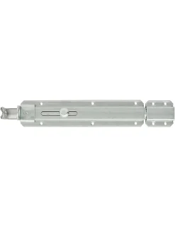 Thirard Verrou transversal, porte cadenas cadenassable, longueur 180mm, pêne plat coulissant, acier zingué -- Accesoire Pour Volet