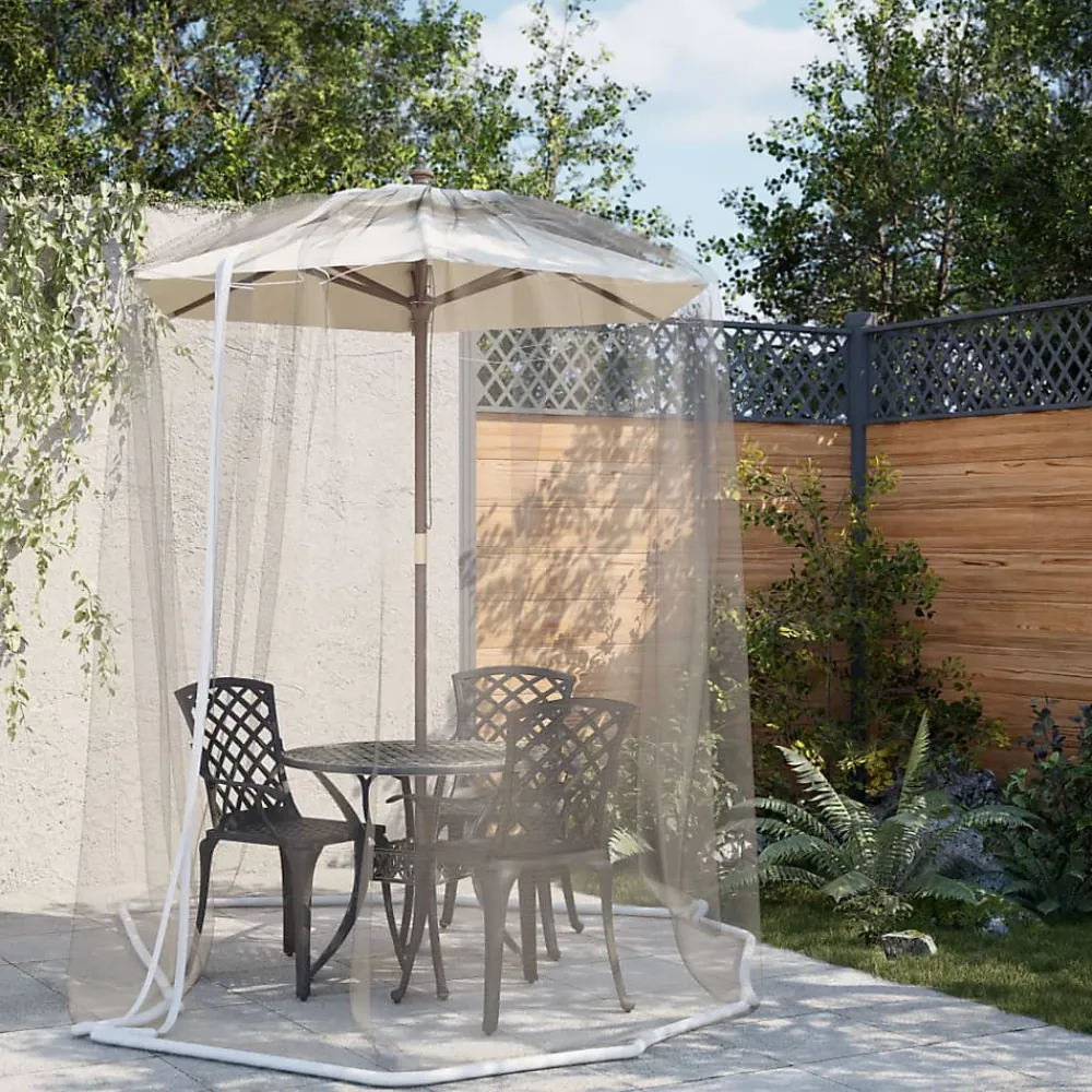 Vidaxl - Moustiquaire pour parasol - 220 maille - polyester - 330 x 250 cm- Accessoire Pour Moustiquaire