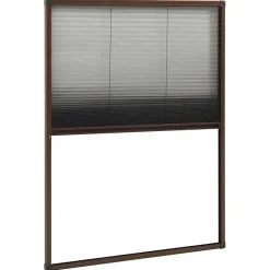 Vidaxl Moustiquaire Plissée pour Fenêtre Moustiquaire contre Insectes Volants Anti-moustique Maison Intérieur Aluminium 148655- Moustiquaire Pour Fenêtre