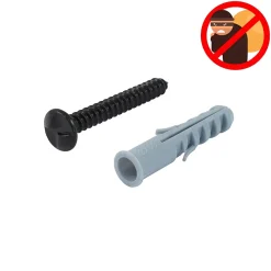 Afbat - Tb Industrie Sas Vis indévissables pour grilles extensibles ⌀8X 60mm acier noir - lot de 10- Accesoire Pour Volet