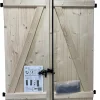 Volet Battant<Volet battant acier et bois naturel - l.120 x H.135 cm - 2 vantaux