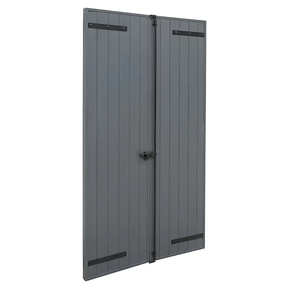 Fortia Volet battant aluminium anthracite - l.120 x H.175 cm - 2 vantaux- Volet Battant