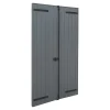 Fortia Volet Battant<Volet battant aluminium anthracite - l.120 x H.215 cm - 2 vantaux