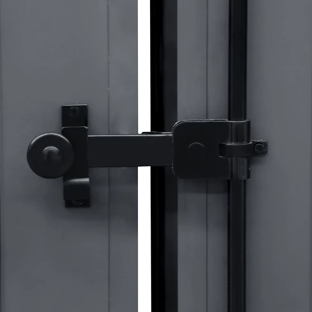 Fortia Volet battant aluminium anthracite - l.100 x H.155 cm - 2 vantaux- Volet Battant
