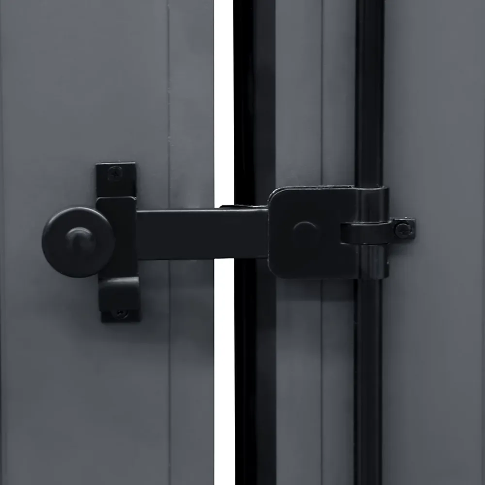 Fortia Volet battant aluminium anthracite - l.100 x H.115 cm - 2 vantaux- Volet Battant