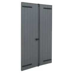 Fortia Volet Battant<Volet battant aluminium anthracite - l.140 x H.215 cm - 2 vantaux