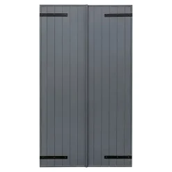 Fortia Volet Battant<Volet battant aluminium anthracite - l.140 x H.215 cm - 2 vantaux