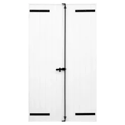 Fortia Volet Battant<Volet battant aluminium blanc - l.100 x H.155 cm - 2 vantaux