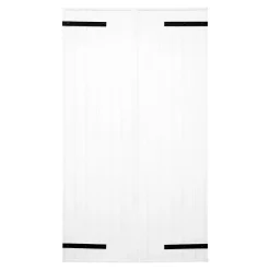 Fortia Volet battant aluminium blanc - l.140 x H.215 cm - 2 vantaux- Volet Battant