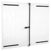 Fortia Volet battant aluminium blanc - l.120 x H.125 cm - 2 vantaux- Volet Battant