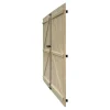 Fortia Volet battant bois naturel - l.140 x H.205 cm - 2 vantaux- Volet Battant
