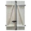 Fortia Volet battant bois naturel - l.120 x H.155 cm - 2 vantaux- Volet Battant