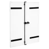 Fortia Volet battant uPVC blanc - l.100 x H.175 cm - 2 vantaux- Volet Battant