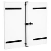 Fortia Volet Battant<Volet battant uPVC blanc - l.100 x H.135 cm - 2 vantaux