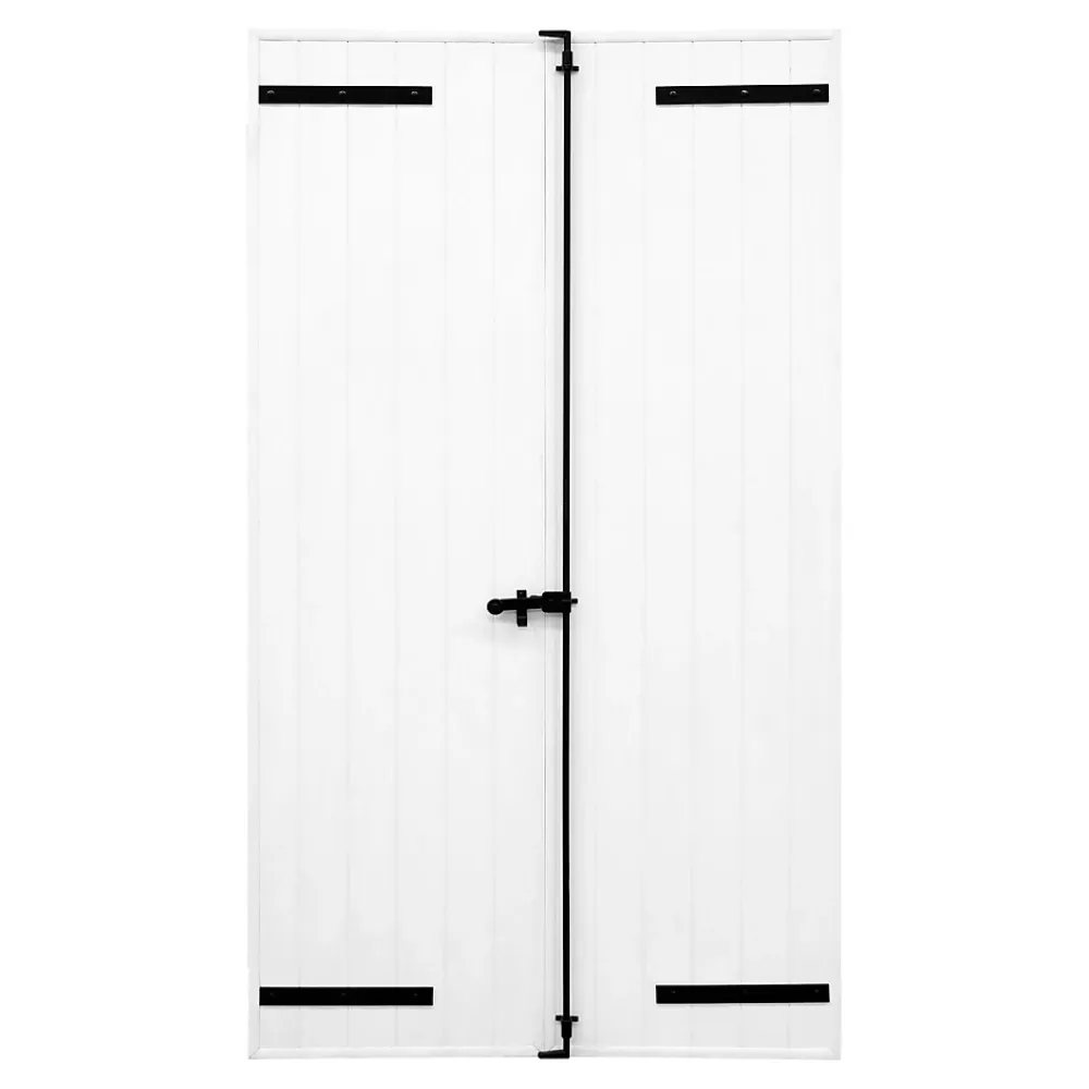 Fortia Volet battant uPVC blanc - l.100 x H.155 cm - 2 vantaux- Volet Battant