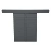 Fortia Volet coulissant aluminium anthracite - l.90 x H.135 cm - 2 vantaux- Volet Coulissant
