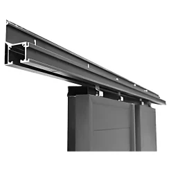 Fortia Volet coulissant aluminium anthracite - l.90 x H.135 cm - 2 vantaux- Volet Coulissant
