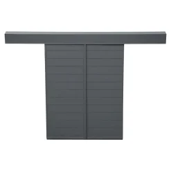 Fortia Volet Coulissant<Volet coulissant aluminium anthracite - l.100 x H.135 cm - 2 vantaux