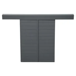Fortia Volet Coulissant<Volet coulissant aluminium anthracite - l.120 x H.125 cm - 2 vantaux