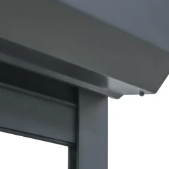 Fortia Volet roulant aluminium anthracite - ouverture motorisée - - l.100 x H.165 cm- Volet Roulant