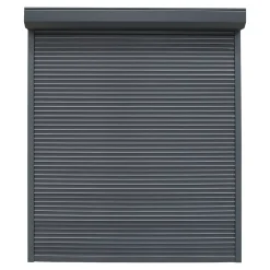 Fortia Volet roulant aluminium anthracite - ouverture motorisée - - l.120 x H.135 cm- Volet Roulant