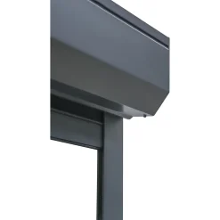 Fortia Volet roulant aluminium anthracite - ouverture motorisée - - l.120 x H.135 cm- Volet Roulant