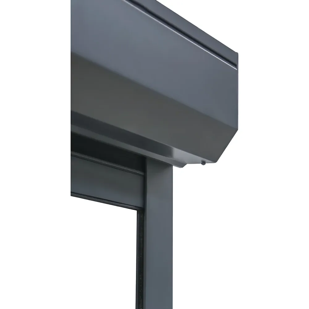 Fortia Volet roulant aluminium anthracite - ouverture motorisée - - l.120 x H.135 cm- Volet Roulant