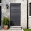 Fortia Volet roulant aluminium anthracite - ouverture manuelle - - l.100 x H.220 cm- Volet Roulant