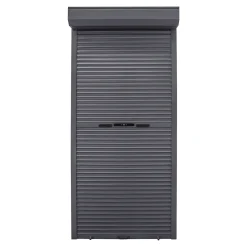 Fortia Volet roulant aluminium anthracite - ouverture manuelle - - l.100 x H.220 cm- Volet Roulant