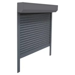 Fortia Volet Roulant<Volet roulant aluminium anthracite - ouverture motorisée - - l.90 x H.135 cm