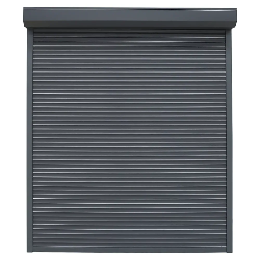 Fortia Volet Roulant<Volet roulant aluminium anthracite - ouverture motorisée - - l.90 x H.135 cm