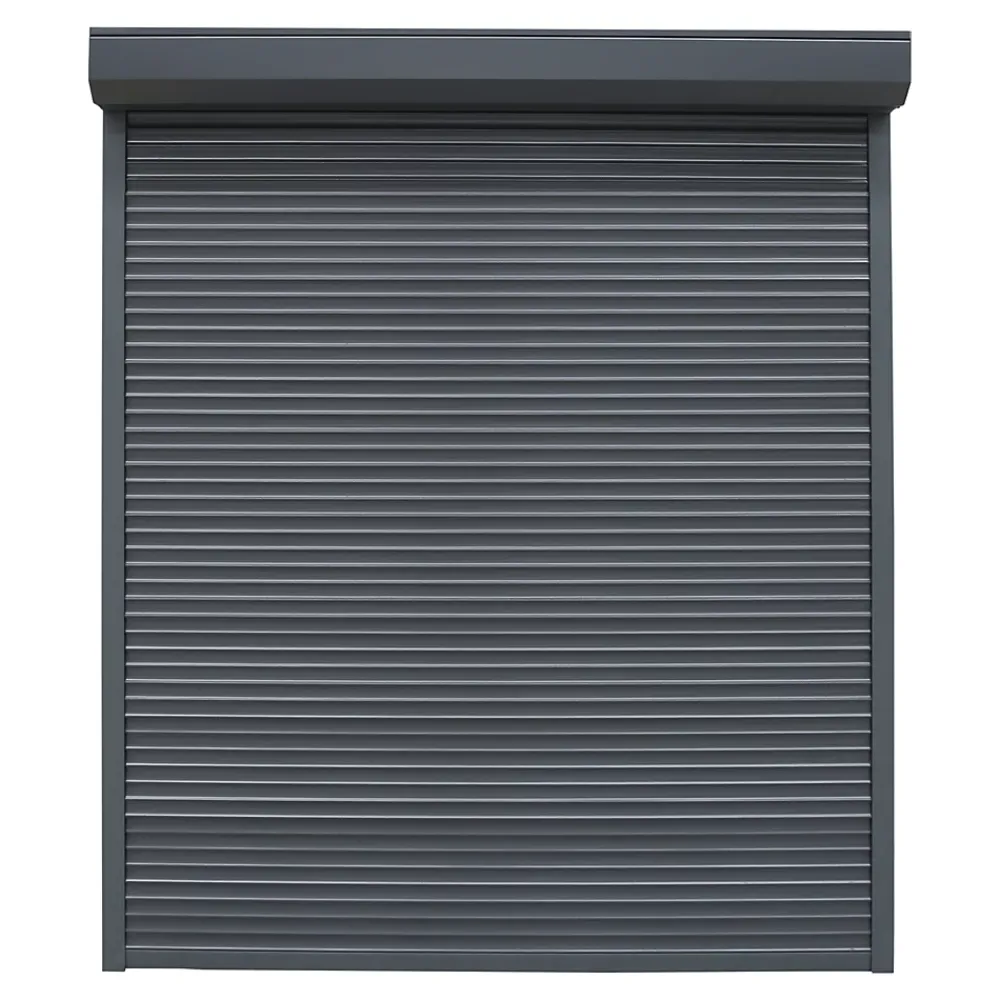 Fortia Volet roulant aluminium anthracite - ouverture motorisée - - l.120 x H.145 cm- Volet Roulant