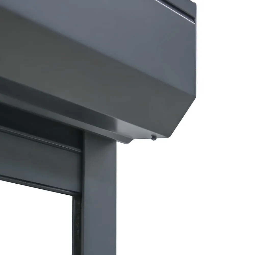Fortia Volet roulant aluminium anthracite - ouverture motorisée - - l.120 x H.145 cm- Volet Roulant