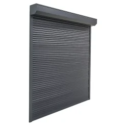 Fortia Volet roulant aluminium anthracite - ouverture motorisée - - l.240 x H.215 cm- Volet Roulant