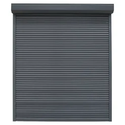 Fortia Volet roulant aluminium anthracite - ouverture motorisée - - l.240 x H.215 cm- Volet Roulant