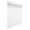 Fortia Volet roulant aluminium blanc - ouverture motorisée - - l.90 x H.155 cm- Volet Roulant