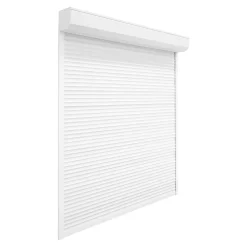 Fortia Volet roulant aluminium blanc - ouverture motorisée - - l.90 x H.155 cm- Volet Roulant