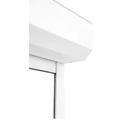 Fortia Volet roulant aluminium blanc - ouverture motorisée - - l.90 x H.155 cm- Volet Roulant