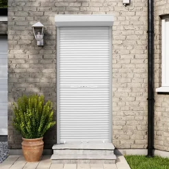 Fortia Volet Roulant<Volet roulant aluminium blanc - ouverture manuelle - - l.100 x H.220 cm