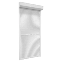 Fortia Volet Roulant<Volet roulant aluminium blanc - ouverture manuelle - - l.100 x H.220 cm